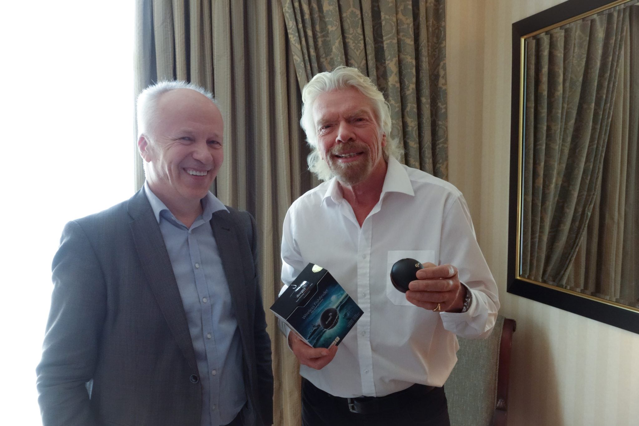 Deeper Fishfinder Managed To Reach Even Sir Richard Branson