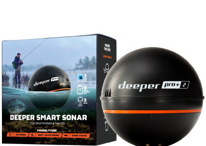 Deeper CHIRP+2 Smart Sonar Trophy Bundle