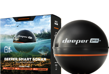 DEEPER PRO+ Smart Sonar - GPS Portable Wireless Wi-Fi Fish Finder for Shore  & Ice Fishing - Outdoorsi