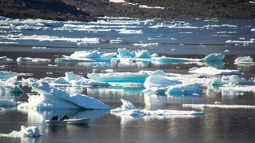 ice fishing open water