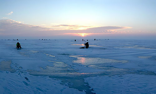 ice fishing