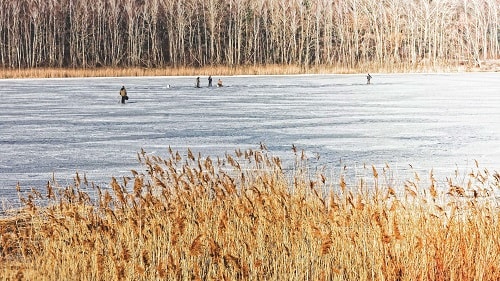 ice fishing