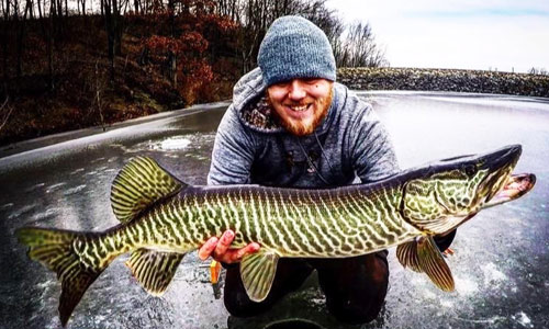 ice fishing trophey