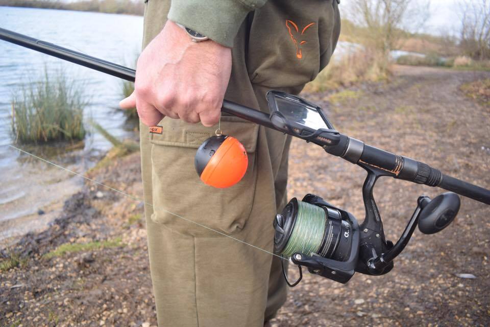 Rod with Deeper fishfinder